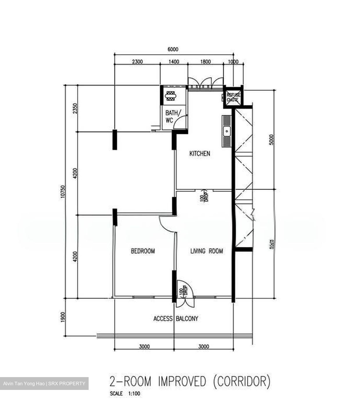 Blk 170 Kebun Baru Link 1 (Ang Mo Kio), HDB 2 Rooms #570459041
